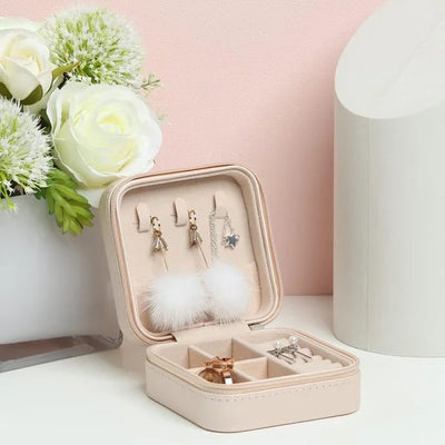 Mini Jewelry Box Organizer (Random Color)