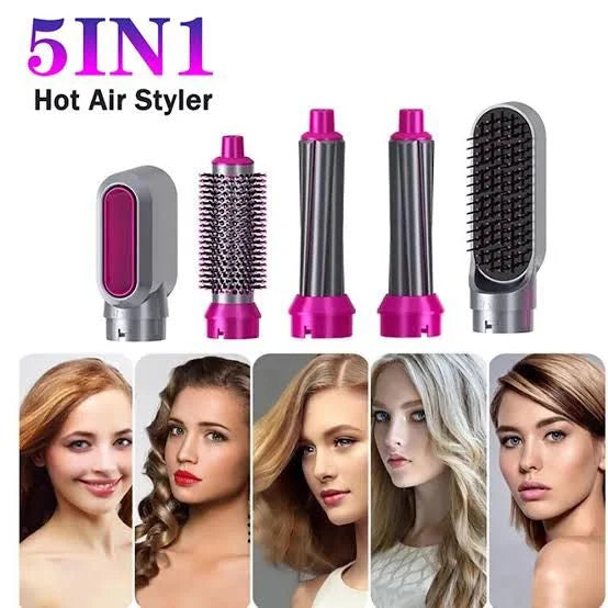 5 IN 1 HAIR DRYER HOT COMB