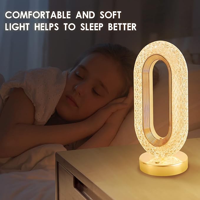 Crystal LED Table Lamp