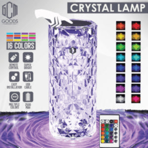 Crystal Lamp Rose Light Diamond Lamp