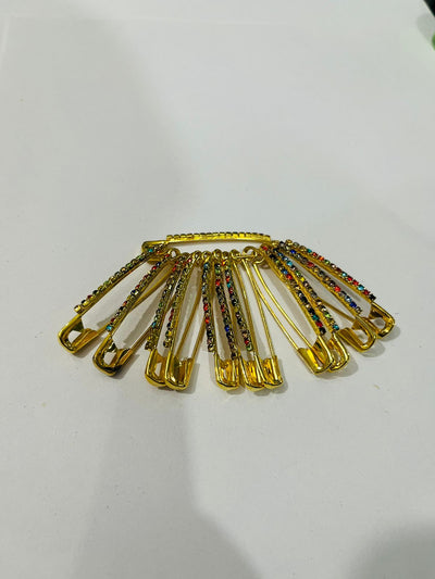 6 Pcs Fancy Safety Pins