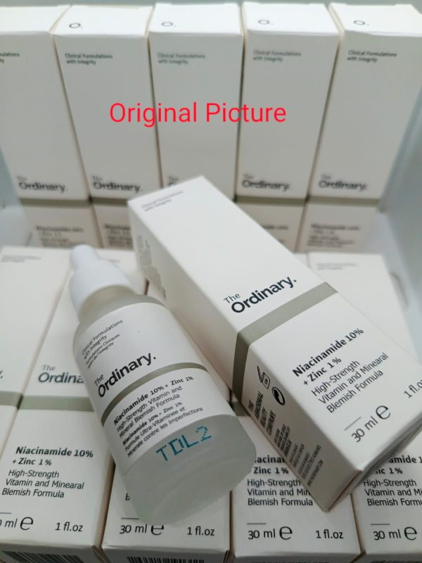 The Ordinary Niacinamide 10% + Zinc 1% (30ml).          (With Bar code orginal)